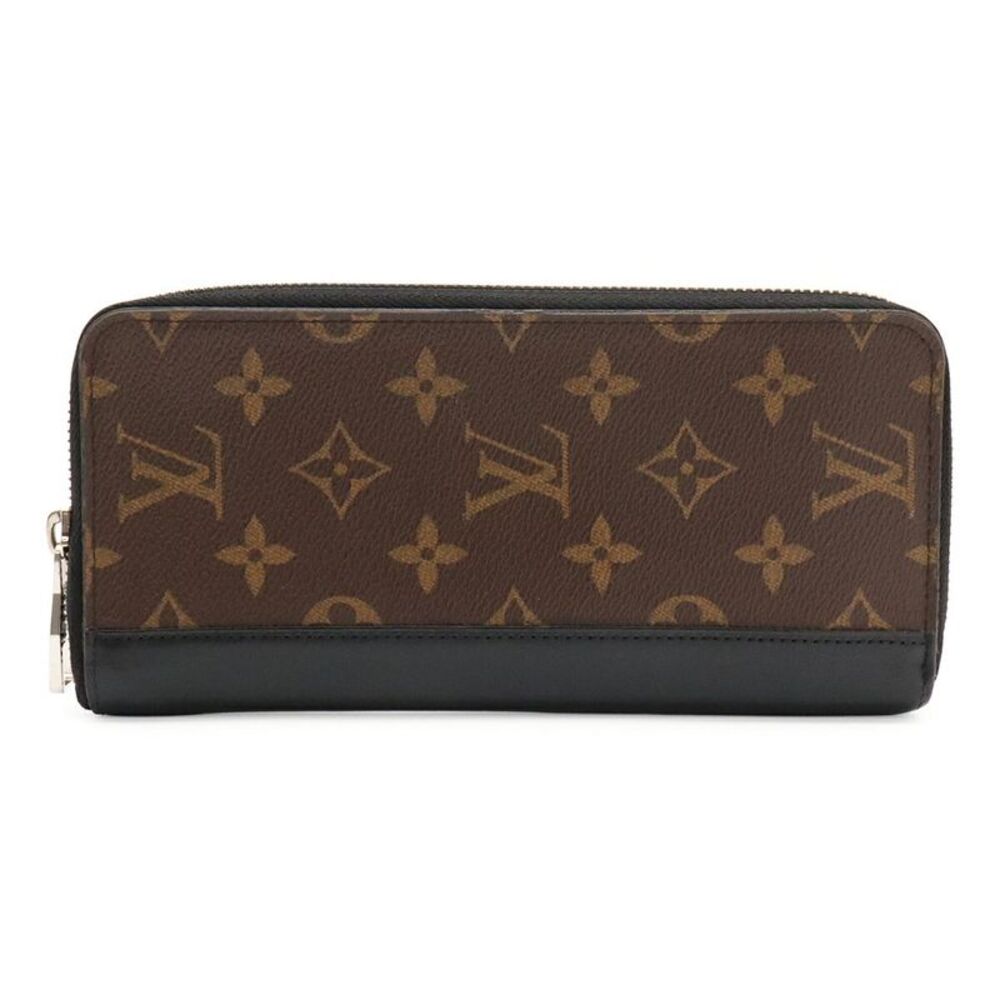Louis Vuitton Monogram Macassar Zippy Wallet Vertical